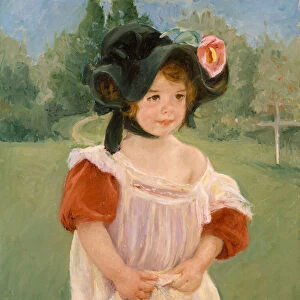 Spring: Margot Standing in a Garden, 1900 (oil on canvas)