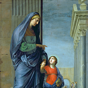 St. Anne Leading the Virgin to the Temple, c. 1635-45 (oil on canvas)