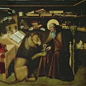 St. Jerome Removing a Thorn from the Lions Paw, c