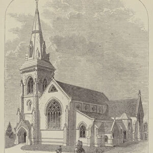St Lukes Church, Camden-Road, Holloway (engraving)