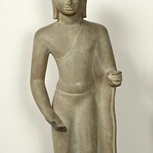 Standing Buddha, from Tuol Ta Hoy, Vat Phnom, Udong (sandstone)