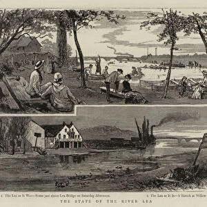 The State of the River Lea (engraving)