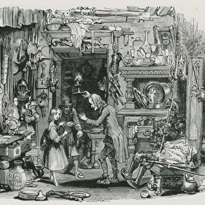 The Stranger brings Little Nell Home (engraving)