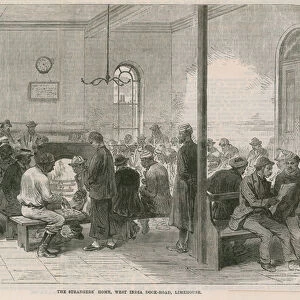 The Strangers Home in West India Dock Road (engraving)