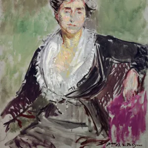 Study for a portrait of the Princess Edmond de Polignac, 1913 (oil on canvas)