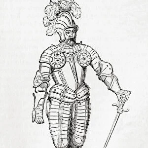 A suit of Demi-Lancers armour from the time of Henry VII