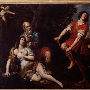 Sylvio and Dorinda, from The Fidele Shepherd by Giovanni Battista Guarini (oil on canvas