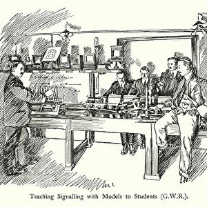 Teaching Signalling with Models to Students, GWR (litho)