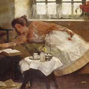 A Teatime Rest, 1892 (oil on canvas)