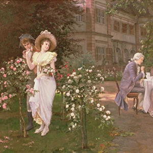 Teatime romance, 19th century