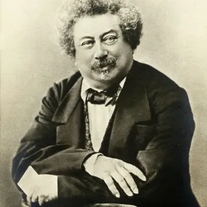 Alexandre Dumas The Elder (1802-1870) Print by Nadar c. 1860 Alexandre Dumas The Elder (1802-1870) Print by Nadar c. 1860