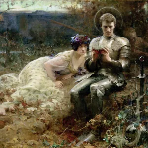 H Pillow Collection: Arthur Hacker