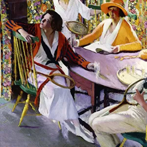 After Tennis, c. 1921-25 (oil on panel)