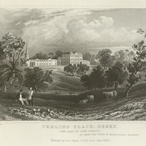 Terling Place, Essex, the Seat of General Strutt (engraving)