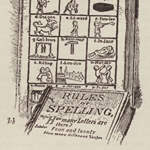 "The London Spelling Book, "1710 (litho)