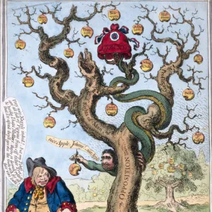 "The Tree of Liberty with the Devil Tempting John Bull", pub