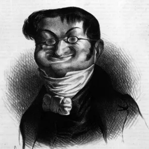 Thi, caricature of Adolphe Thiers from Le Charivari, 2 June, 1833