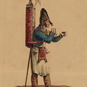 The Tisane Seller from Les Cris de Paris, 1823-25 (litho)