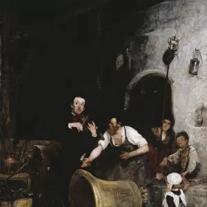 Toning the Bell, 1874 (oil on canvas)