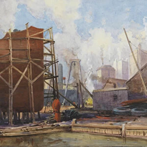 Toronto Shipbuilding, 1918 (w / c on paper)