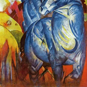 A Tower of Blue Horses, 1913 (oil on canvas)