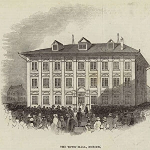 The Town-Hall, Zurich (engraving)