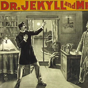 The transformation. "Doctor Jekyll and Mister Hyde"