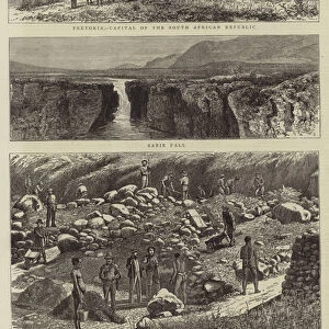 The Transvaal Gold Fields, South Africa (engraving)