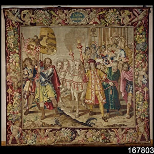 The Triumph of Charles V (1500-58) from The Tapestry of Charles Quint, c