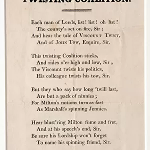 The Twisting Coalition, c. 1826 (litho)