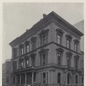 Union Club, Fifth Avenue and Twenty-First Street (b / w photo)