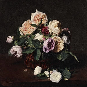 Vase of Flowers, 1876 (oil on canvas)