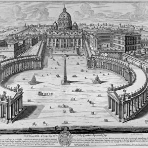 The Vatican, Rome (engraving)