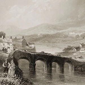 View of Bray, County Wicklow, Ireland, from Scenery and Antiquities of Ireland