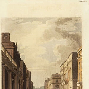 View of Charles Street, looking toward St