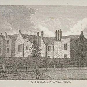 View of the East India Company Almshouses in Poplar, 1799 (engraving)