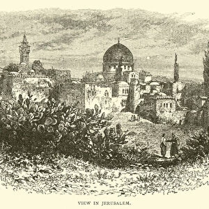 View in Jerusalem (engraving)