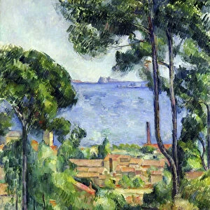 View of L Estaque and the Chateau d If par Cezanne, Paul (1839-1906)