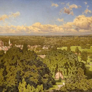 A View from Malvern (oil on canvas)