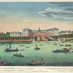 A View of the Royal Hospital at Chelsea and the Rotunda in Ranelaigh Gardens, pub