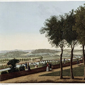 View taken from the terrace of St Germain en Laye - in "Vues de Paris"