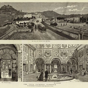 The Villa Palmieri, Florence (engraving)