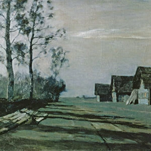 Village by Moonlight, 1897 (oil on canvas)