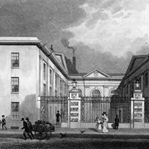 Vintners Hall, Upper Thames Street, print made by R. Acon, c. 1829-31 (engraving)