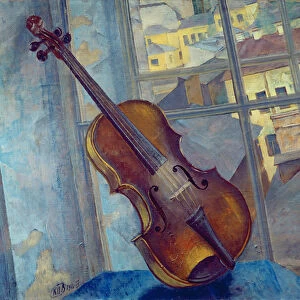 Violin, 1918 (oil on canvas)