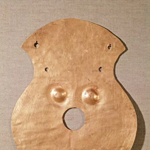 Violin shaped idol, from Moigrad, 2500-2000 BC (gold)