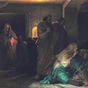 The Virgin Fainting, 1856 (oil on canvas)