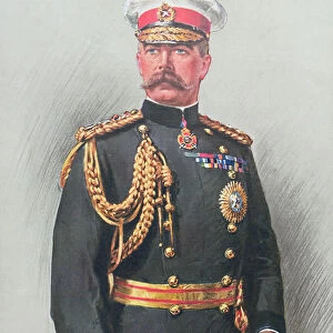 Viscount Kitchener of Khartoum (colour engraving)