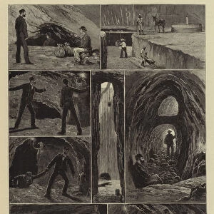 A Visit to a Peruvian Silver Mine (engraving)