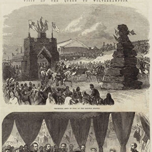 Visit of the Queen to Wolverhampton (engraving)
